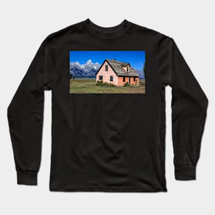 House in Mormon Row Long Sleeve T-Shirt